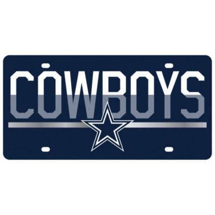 Dallas Cowboys Color Duo Specialty Acrylic License Plate