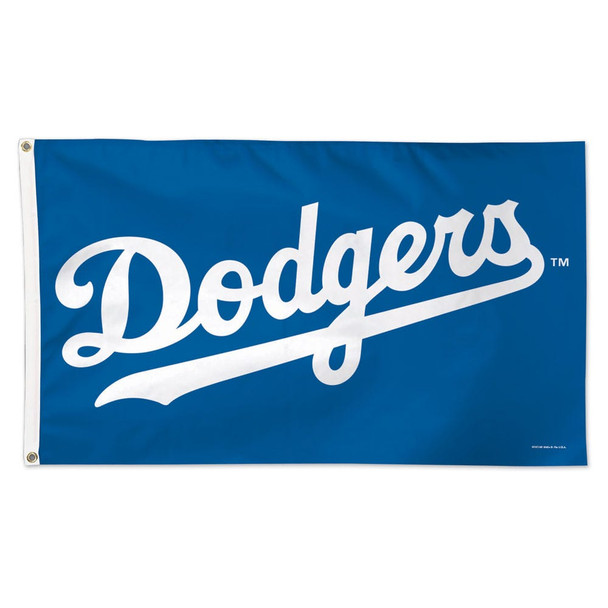 Los Angeles Dodgers Wordmark Flag 3x5