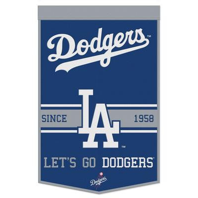 Los Angeles Dodgers 24 X 38 Primary Logo Banner