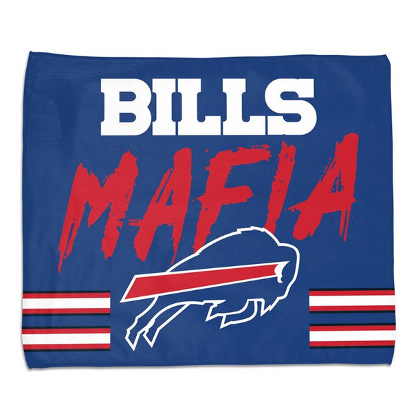 Buffalo Bills Towel 15x18 Rally Style Full Color