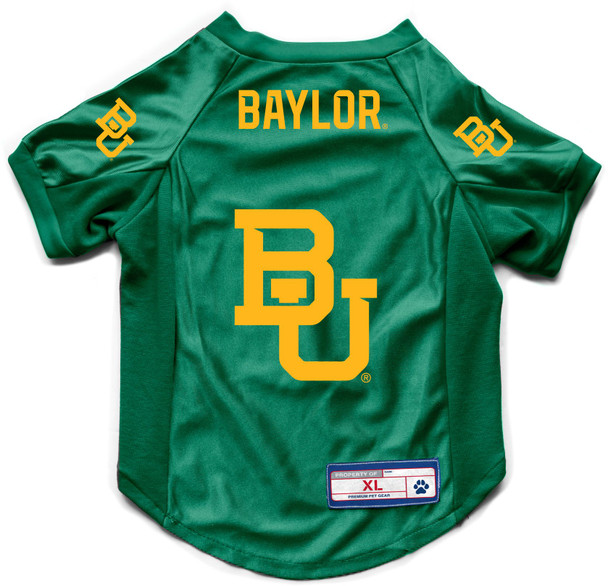 Baylor Bears Pet Jersey Stretch Size XL