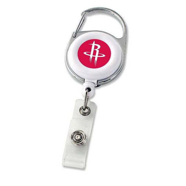 NBA Houston Rockets Deluxe Clip Badge Reel