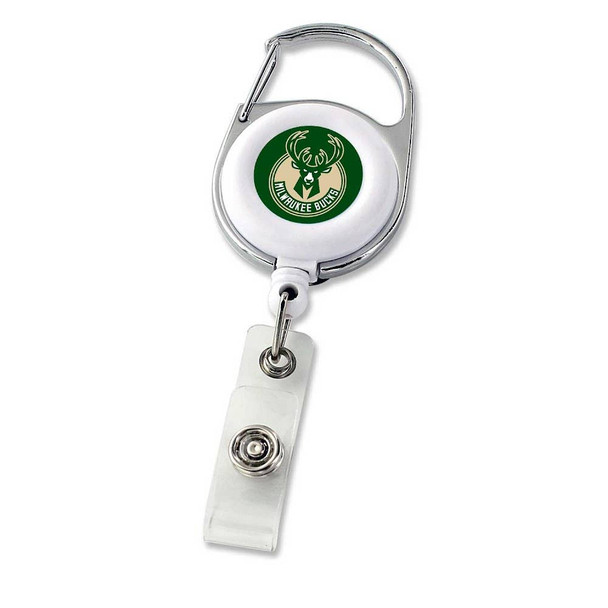 NBA Milwaukee Bucks Deluxe Clip Badge Reel