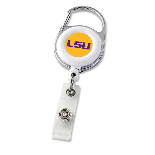 NCAA LSU Tigers Deluxe Clip Badge Reel