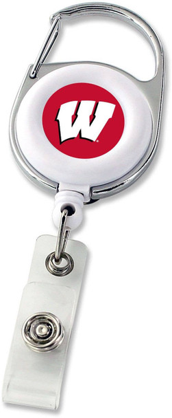 NCAA Wisconsin Badgers Deluxe Clip Badge Reel