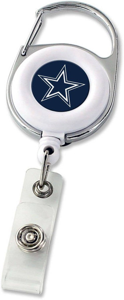 NFL Dallas Cowboys Deluxe Clip Badge Reel