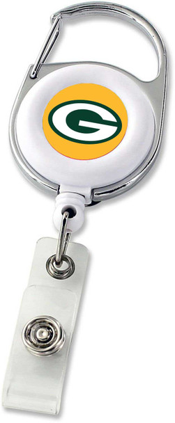 NFL Green Bay Packers Deluxe Clip Badge Reel