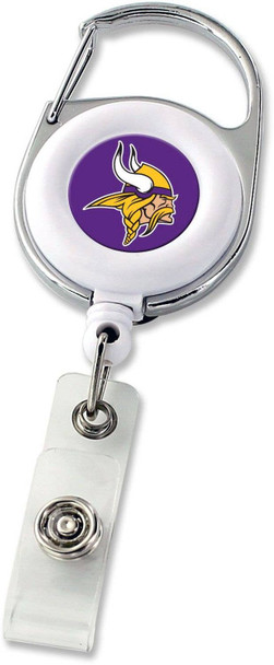 NFL Minnesota Vikings Deluxe Clip Badge Reel