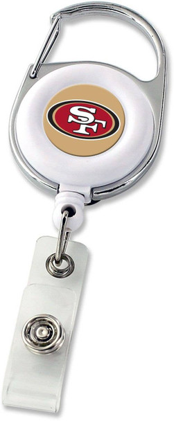 NFL San Francisco 49ers Deluxe Clip Badge Reel