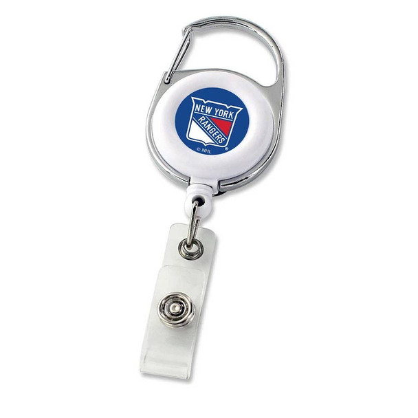 NHL New York Rangers Deluxe Clip Badge Reel