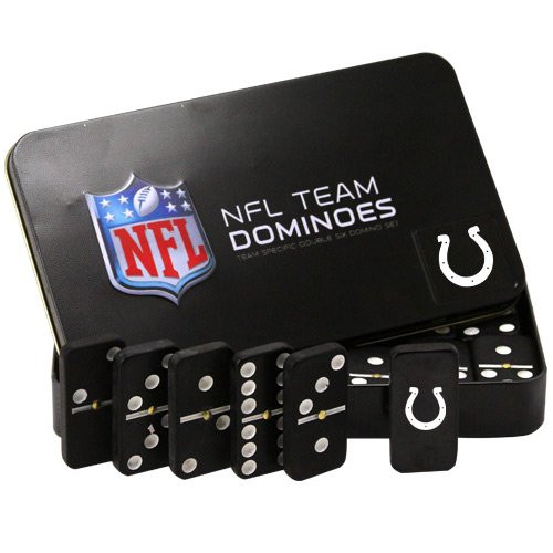 Indianapolis Colts Domino Set in Metal Gift Tin