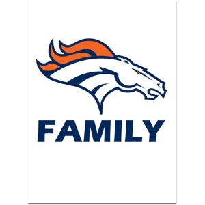 Denver Broncos Team Pride Auto Decal