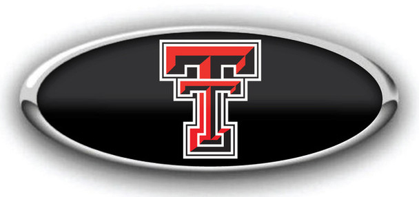 Texas Tech Red Raiders Color Auto Emblem