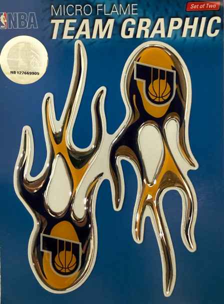 Indiana Pacers Micro Flame Auto Emblem