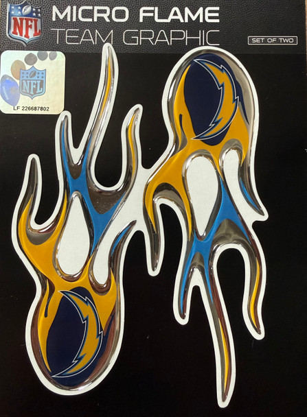 Los Angeles Chargers Micro Flame Auto Emblem