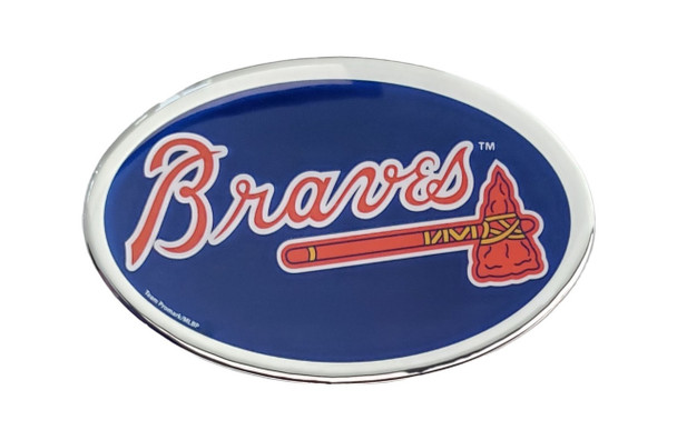 Atlanta Braves Color Auto Emblem