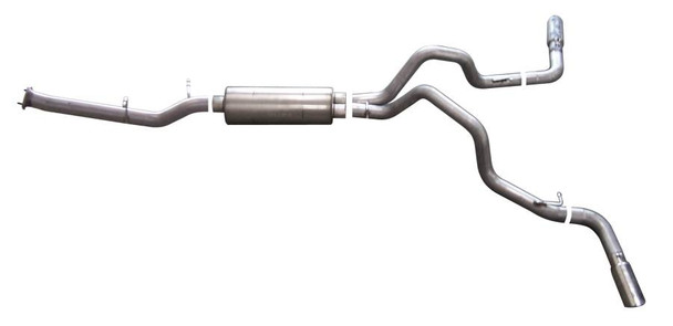 Gibson Dual Extreme Aluminized Cat-Back Exhaust – 2007–2010 Chevrolet / GMC 2500HD / 3500HD 6.0L – 5632