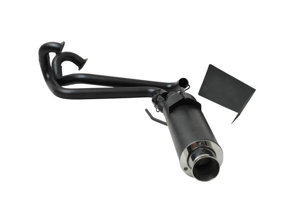 Gibson Exhaust 2008–2014 Polaris Ranger RZR 800 / 800S UTV Performance Exhaust System – Single Black Ceramic – 98002