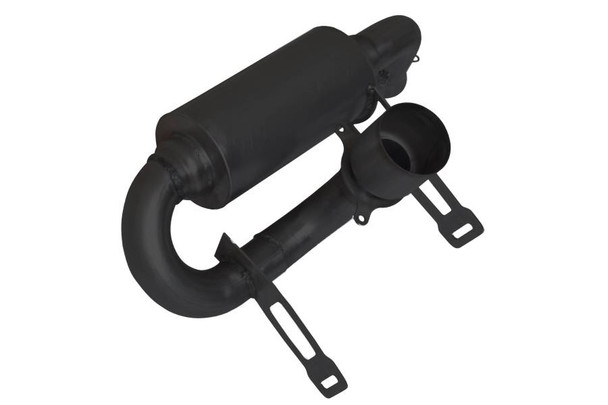 Gibson Exhaust 2017–2024 Can-Am Maverick X3 UTV Performance Exhaust – Single Muffler Black Ceramic – 98032