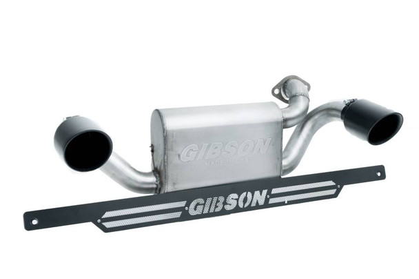 Gibson Exhaust 2018–2019 Polaris General 1000 EPS UTV Performance Exhaust System – Dual Black Ceramic – 98046