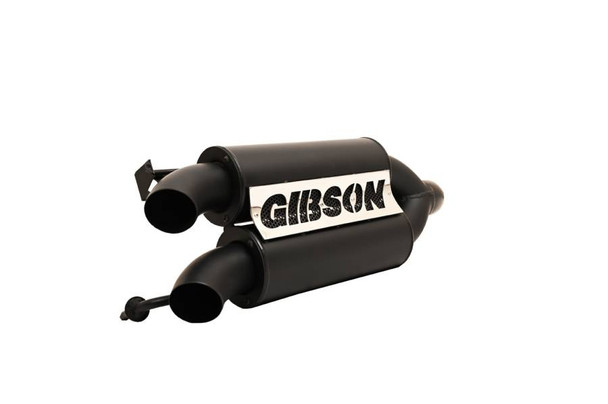 Gibson Exhaust 2020–2026 Polaris RZR Pro XP & Turbo R UTV Performance Exhaust – Dual Black Ceramic – 98050