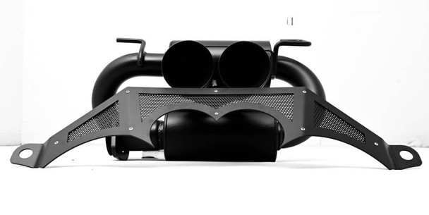 Gibson Exhaust 2021–2026 Polaris RZR Pro R UTV Performance Exhaust – Dual Tip Black Ceramic – 98055