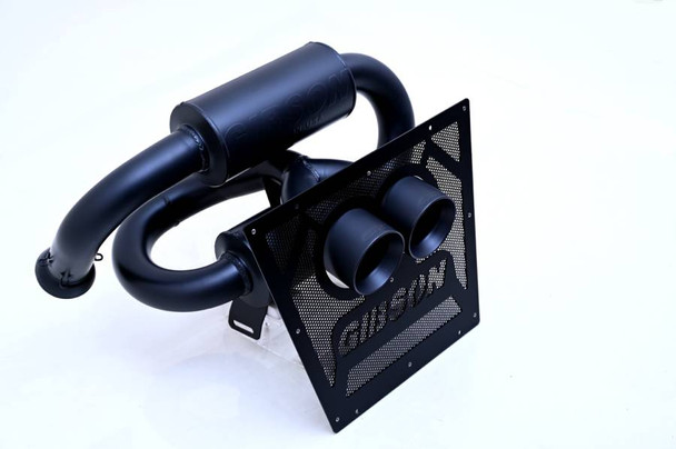 Gibson Exhaust 2023–2026 Can-Am Maverick R 2-Seat UTV Performance Exhaust System – Black Ceramic Dual Tip – 98057