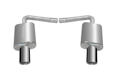 Gibson Exhaust 2011–2019 Ford Explorer 3.5L & 2011–2015 Ford Explorer 2.0L Axle-Back Performance Exhaust – Stainless – 619693