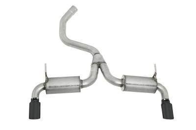 Gibson Axle-Back Performance Exhaust for 2014–2022 Jeep Cherokee KL 3.2L – Dual Black Tips – 617208B