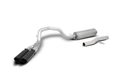 Gibson Cat-Back Performance Exhaust for 2021–2022 Tahoe & Yukon 5.3L – Dual Sport Black (65694B)