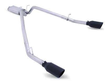 Gibson Cat-Back Performance Exhaust for 2019–2024 Ram 1500 5.7L – Dual Split Black (66570B)