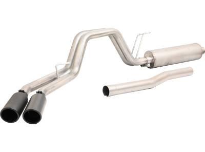 Gibson Exhaust 2020–2026 Ford F-250 & F-350 Super Duty 7.3L Performance Exhaust – Dual Sport Black – 69136B