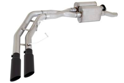 Gibson Cat-Back Performance Exhaust 2017–2020 Ford F-150 SVT Raptor 3.5L EcoBoost – Black Super Truck – 69549-B