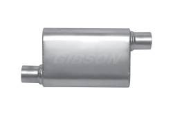 Gibson MWA Stainless Steel Muffler 3.00" Offset / 3.00" Offset 14" Oval Body BM0105
