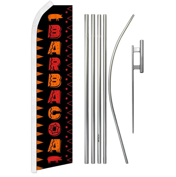 Barbacoa Super Flag & Pole Kit