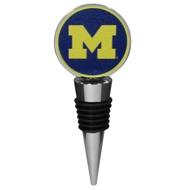 Michigan Wolverines Logo Wine Stopper