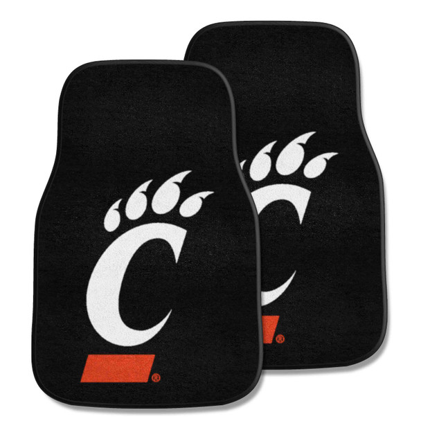 Cincinnati Bearcats 2-pc Carpet Car Mat Set
