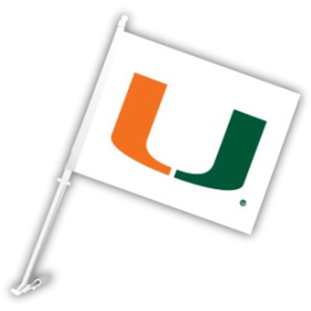 Miami Hurricanes Car Flag