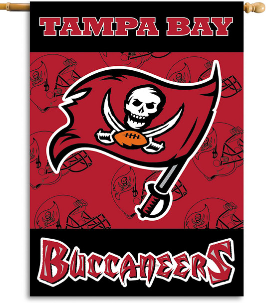 Tampa Bay Buccaneers Banner 28x40 House Flag Style 2 Sided