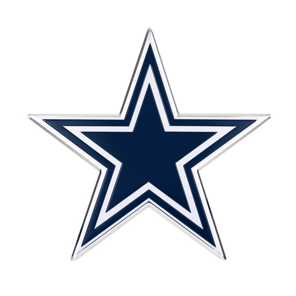 Dallas Cowboys Heavy Duty Aluminum Embossed Color Emblem Star Primary Logo