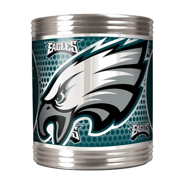 Philadelphia Eagles Stainless Steel Can Holder with Metallic Graphics