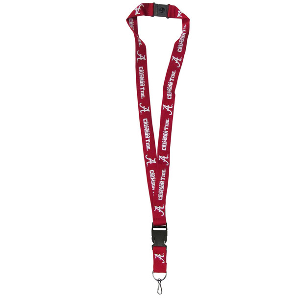 Alabama Crimson Tide Lanyard Keychain ID Holder NCAA Fan Accessory