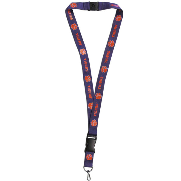 Clemson Tigers Lanyard Keychain ID Holder NCAA Fan Accessory