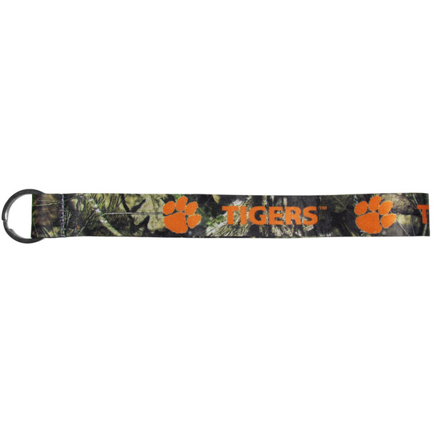 Clemson Tigers Lanyard Keychain ID Holder NCAA Fan Accessory Key Chain, Mossy Oak