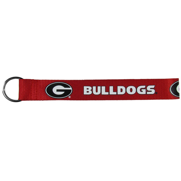 Georgia Bulldogs  Lanyard Keychain ID Holder NCAA Fan Accessory Key Chain
