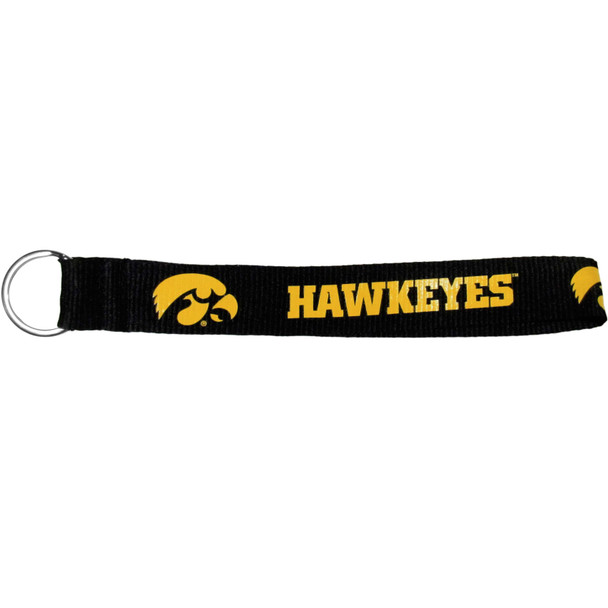 Iowa Hawkeyes  Lanyard Keychain ID Holder NCAA Fan Accessory Key Chain