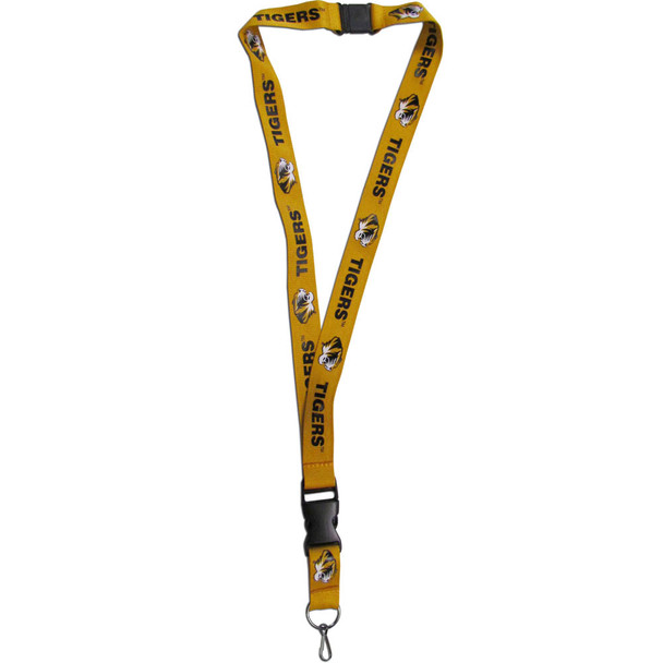 Missouri Tigers Lanyard Keychain ID Holder NCAA Fan Accessory