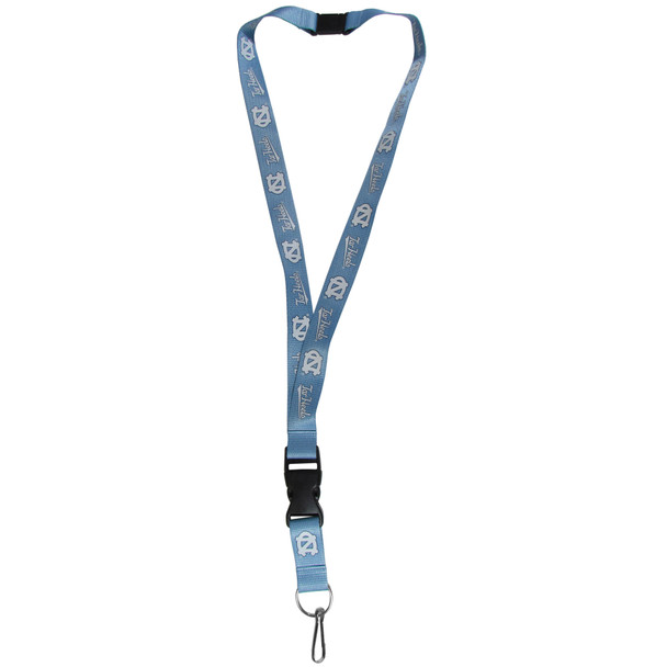 N. Carolina Tar Heels Lanyard Keychain ID Holder NCAA Fan Accessory