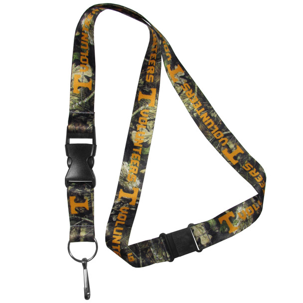 Tennessee Volunteers Lanyard Keychain ID Holder NCAA Fan Accessory, Mossy Oak Camo
