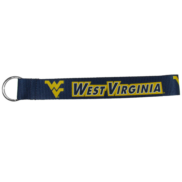 W. Virginia Mountaineers Lanyard Keychain ID Holder NCAA Fan Accessory Key Chain